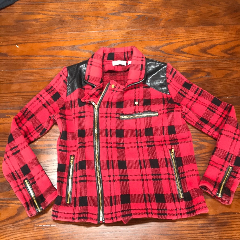 525 America red plaid jacket